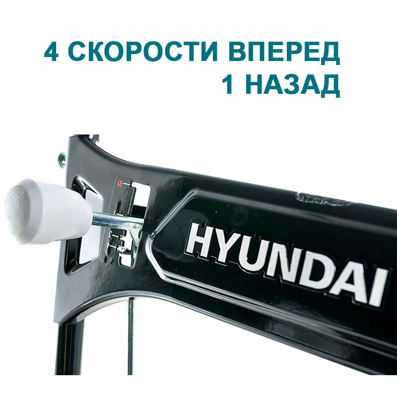 Бензиновый снегоуборщик Hyundai S5556-ICW200 (6.5 л.с., захват 53/51 см, бак 3.6 л.) - фотография № 6