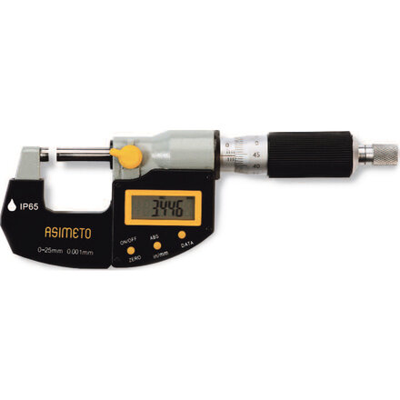 ASIMETO 105-02-4 Микрометр цифровой 25-50 мм IP65 0.001 мм