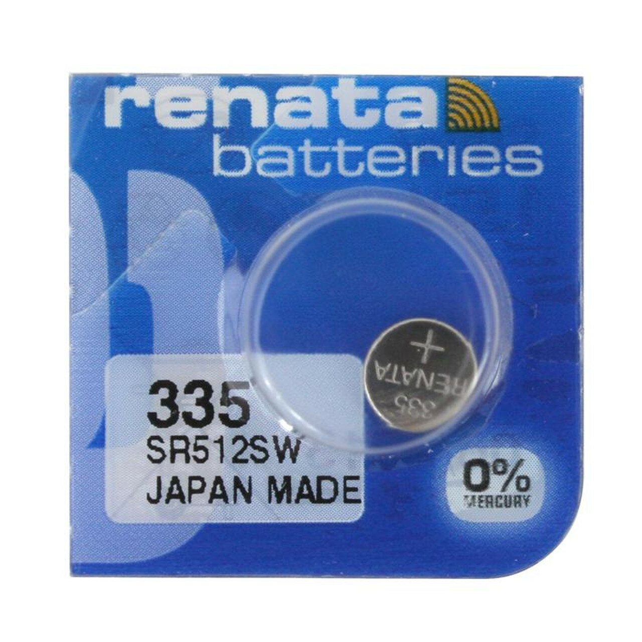 Батарейка Renata 335, в упаковке: 1 шт.