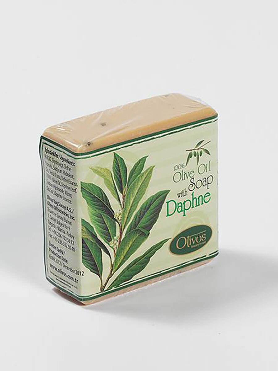 фото Olivos Банное мыло Линия Травы и фрукты Натуральное оливковое мыло с Дафной 126 гр