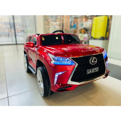 Электромобиль детский Lexus LX570 SMT-7588 красный полноприводный 4WD