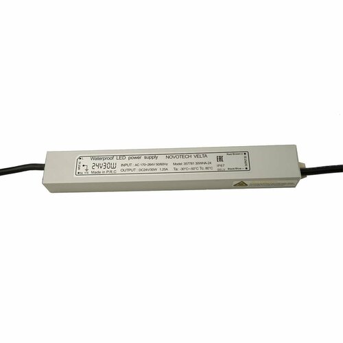 Novotech Драйвер для грунтового светильника Novotech Velta 357781 блок питания ac 230 dc 24v ip31 30w lsa ps24v ip31 30w