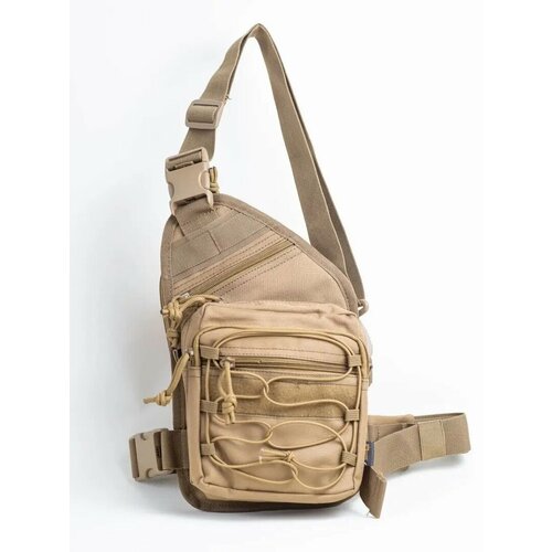 военная тактическая сумка через плечо для мужчин нагрудная нейлоновая уличная сумка для охоты кемпинга рыбалки пешего туризма Сумка кросс-боди , горчичный, коричневый
