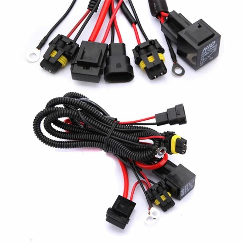 Проводка для установки птф с реле / цоколь H11 / дополнительное питание 12V для фар
