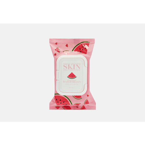 Салфетки для снятия макияжа BEAUTY CREATIONS Hydrating Makeup Remover Wipes Watermelon / кол-во 30 шт