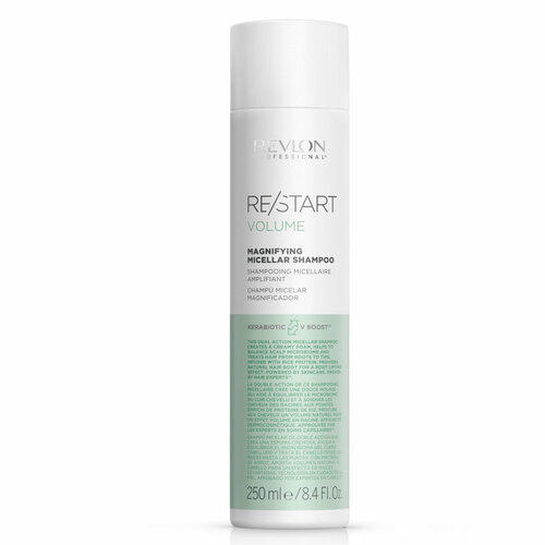 Revlon Restart Volume Magnifying Shampoo, Шампунь мицеллярный для объема волос, 250 мл