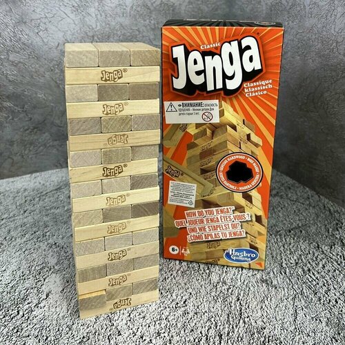 Дженга (Jenga) настольная игра настольная игра балансир дженга джанга jenga 54 блока