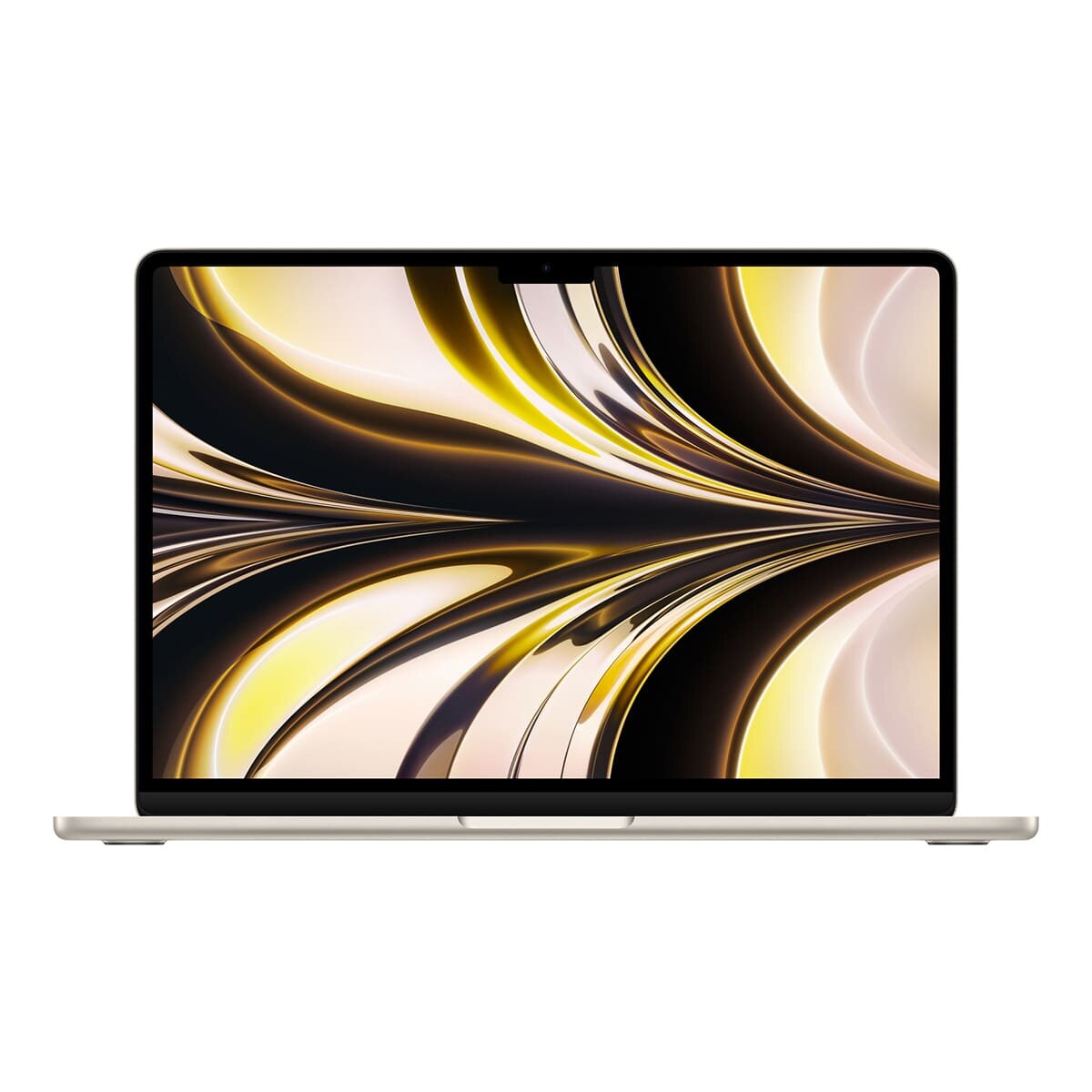 13.6" Ноутбук Apple MacBook Air 13 2022 2560x1664, Apple M2, RAM 8 ГБ, LPDDR5, SSD 512 ГБ, Apple graphics 10-core, macOS, Starlight, английская раскладка