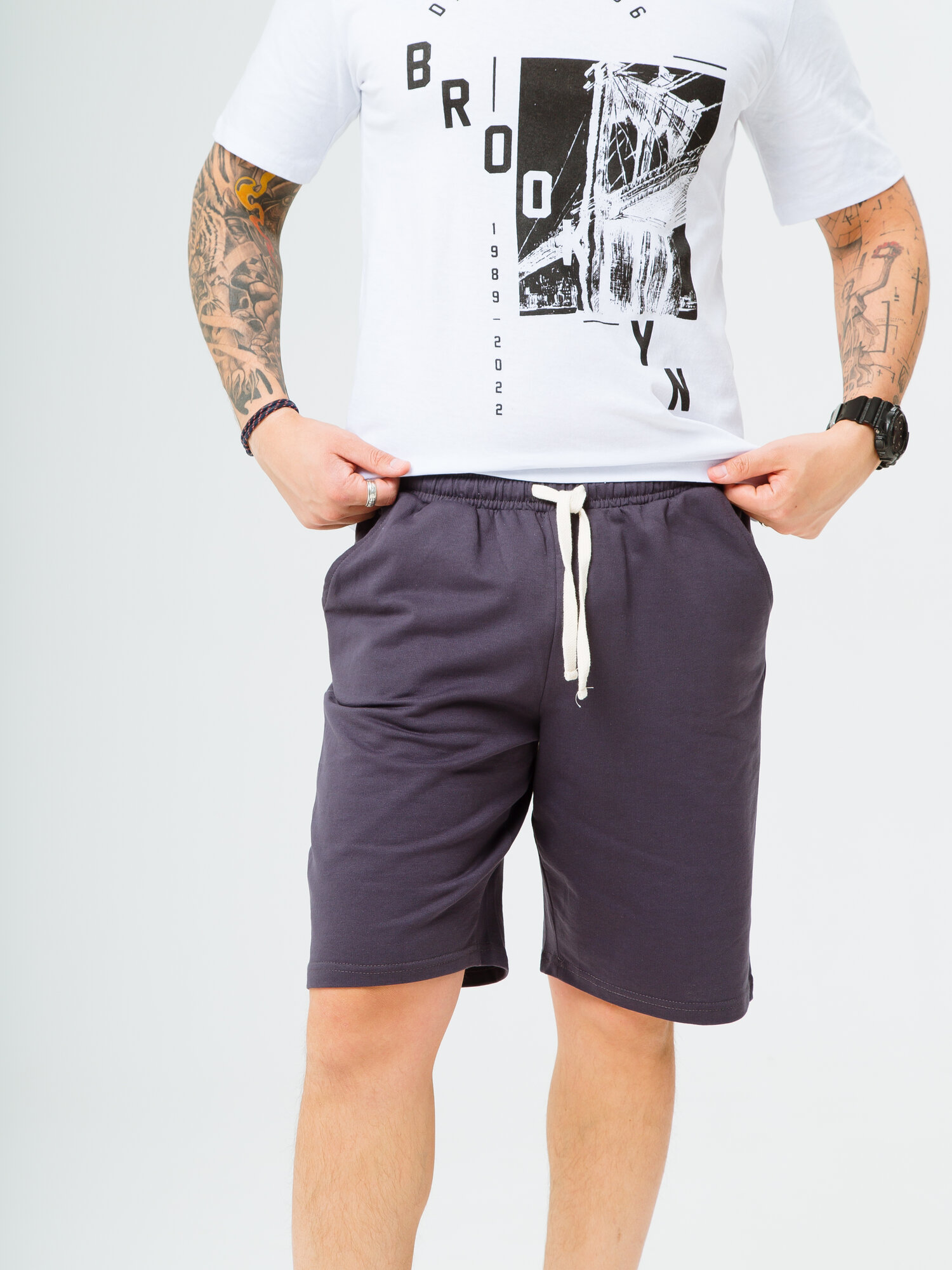 Шорты Ohana market спортивные размер 48 графит