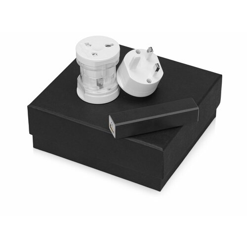 Подарочный набор Charge с адаптером и зарядным устройством черный 2265₽