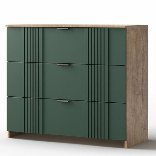 Комод Герта 3я КМК 097917 дуб канзасзеленый матовый 39065₽