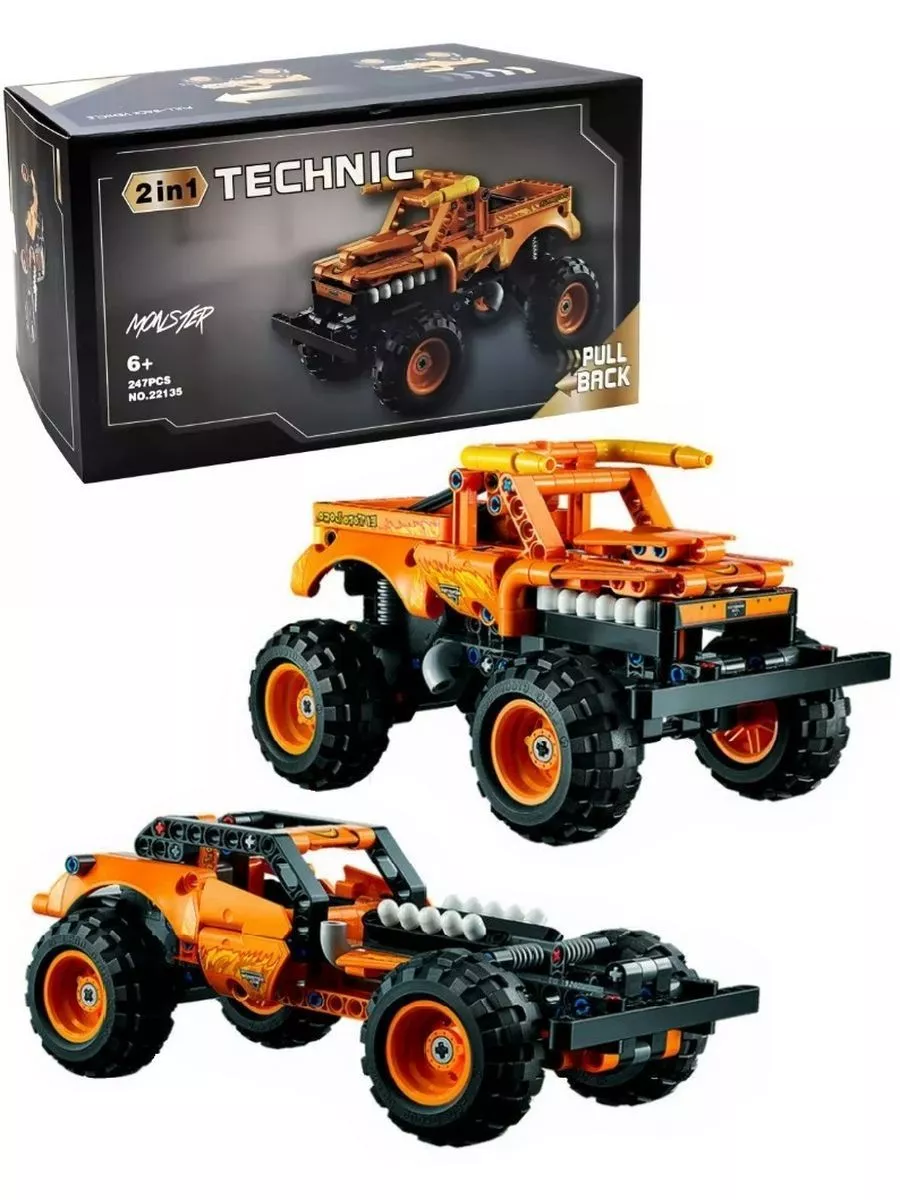 Конструктор Монстры Monster Jam El Toro Loco - 247 дет/Совместим с конструктор Lego Technic/Товары для детей