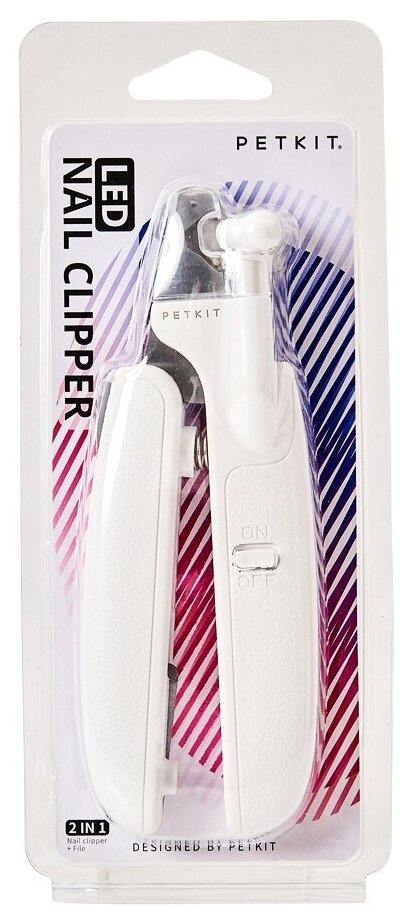Изображение Машинка для стрижки когтей животным Petkit LED nail clippers White