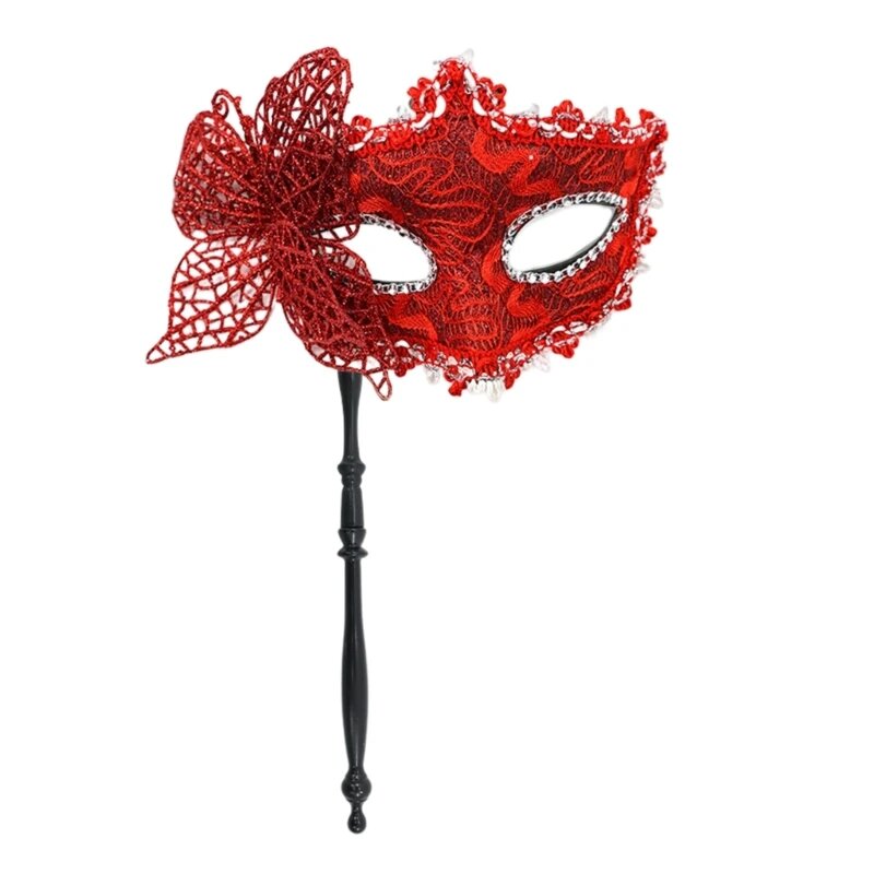 Маска-бабочка KLV Красный Красный