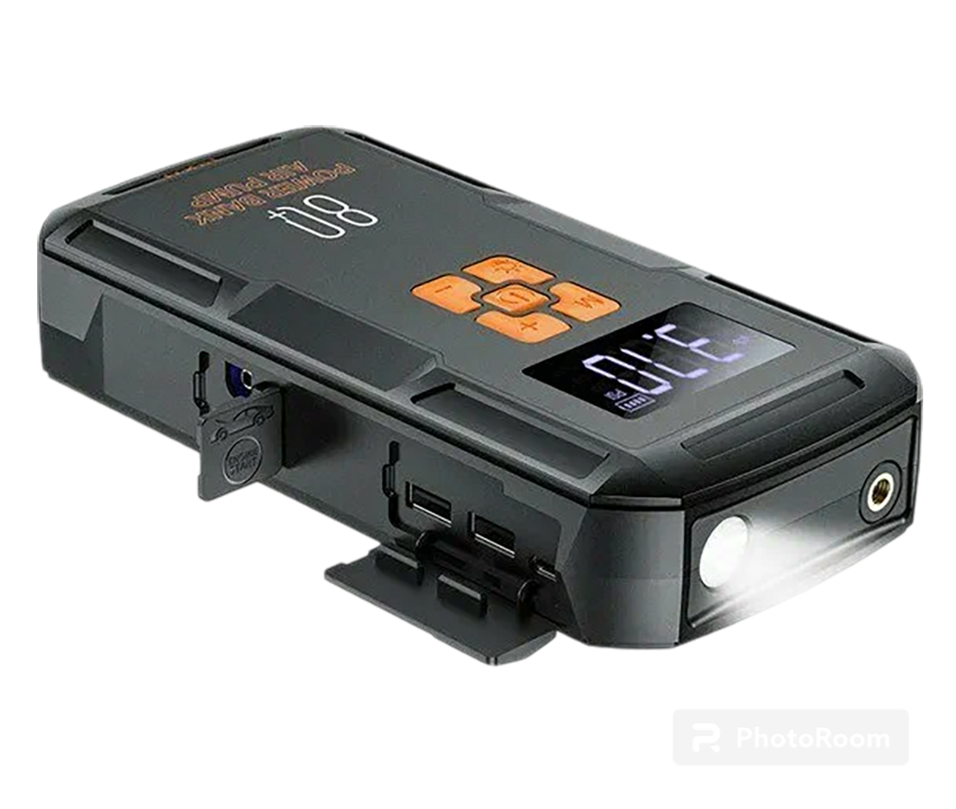 Картинки Пусковое зарядное устройство Hoco QS2 8000 mAh черный