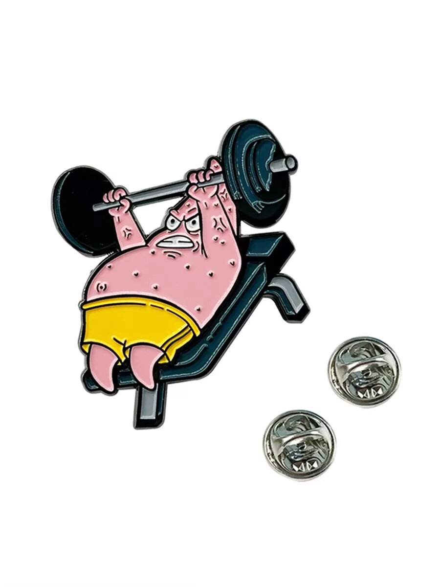 Металлический значок на рюкзак Gym Patrik — фото 1