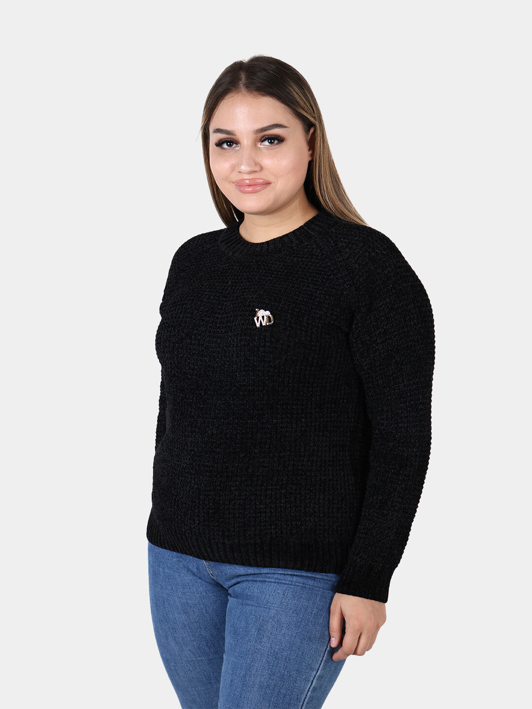 Джемпер , размер One Size, черный — фото 1