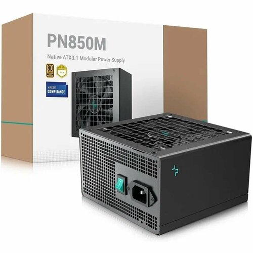 Блок питания Deepcool 850W PN850M, модульный, 120 mm, 16 Pin PCIe 5.0, 80 PLUS Gold (R-PN850M-FC0B-EU)