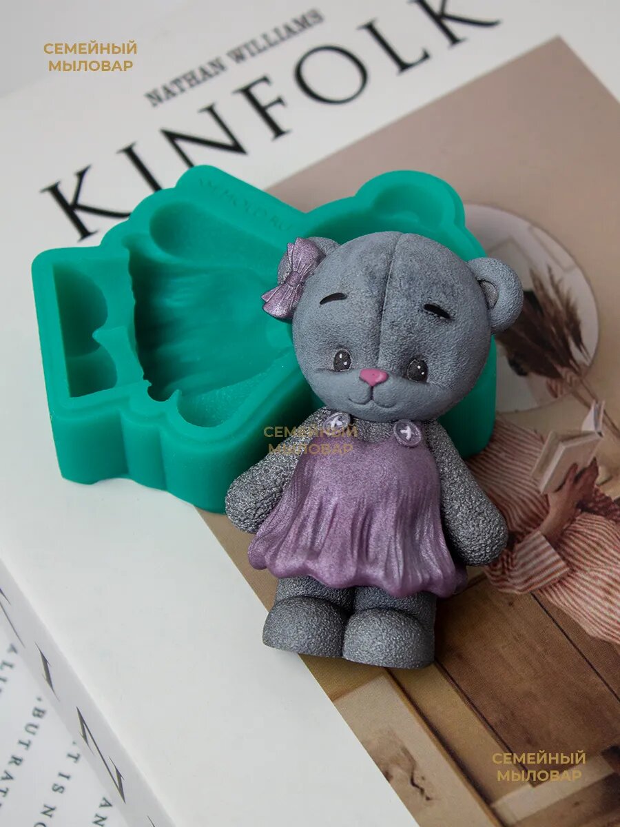 Силиконовый молд для рукоделия / Мишка — фото 1