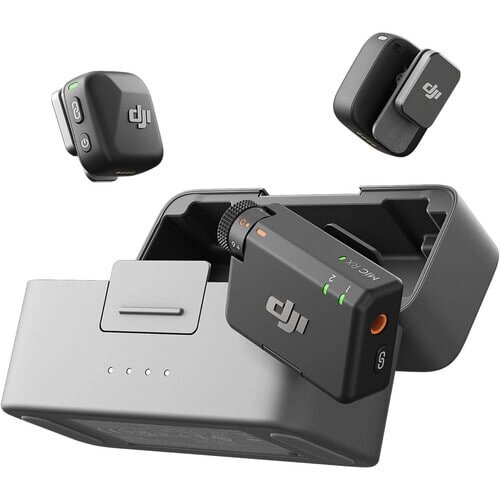 Беспроводной микрофон DJI Mic Mini: компактный, профессиональный звук для блогеров и интервьюеров.
