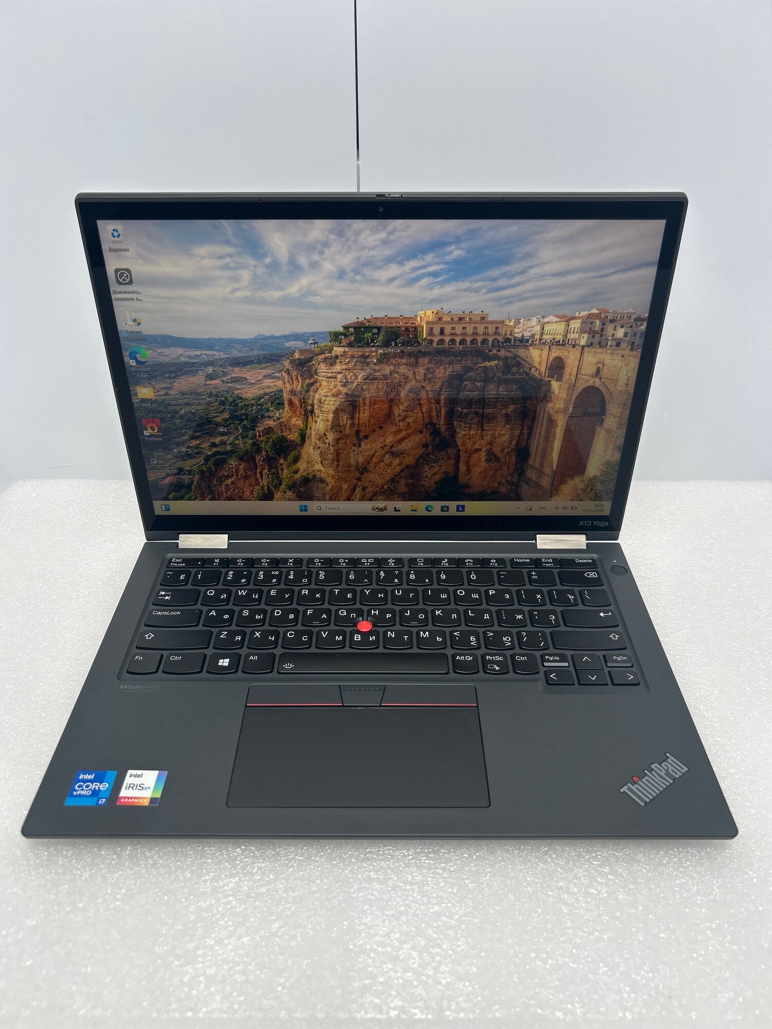 Ноутбук Lenovo ThinkPad X13 gen 2 IPS 1920x1200p, i7-1165G7, 16ГБ