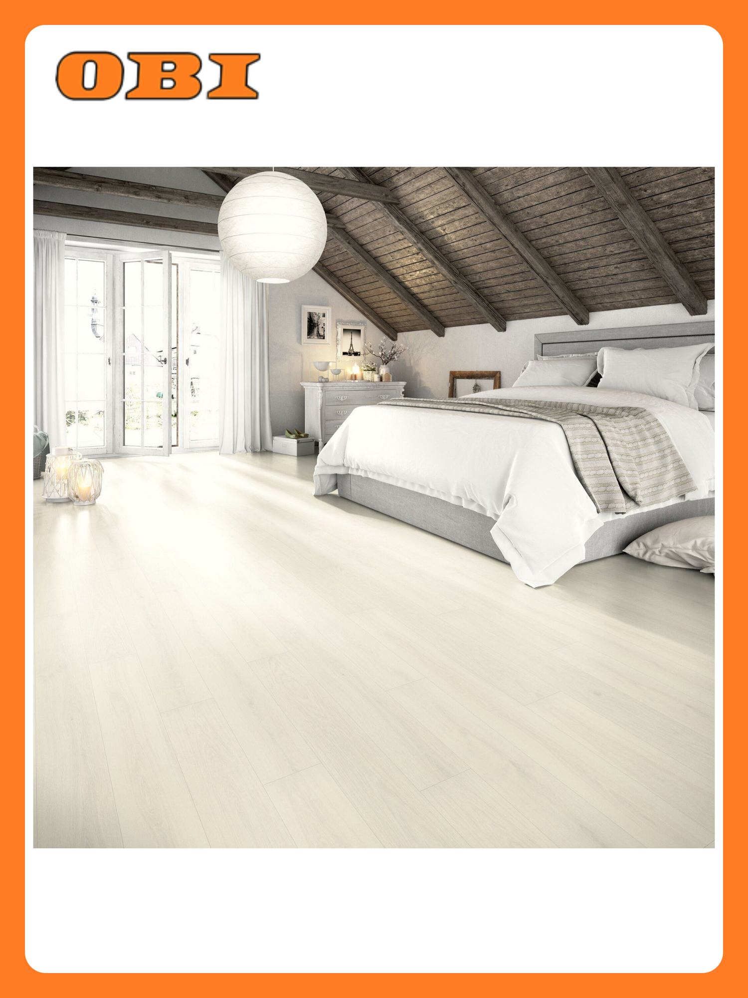 Ламинат EGGER HOME Laminate Дуб орора белый 33 класс 10 мм 1745 кв. м