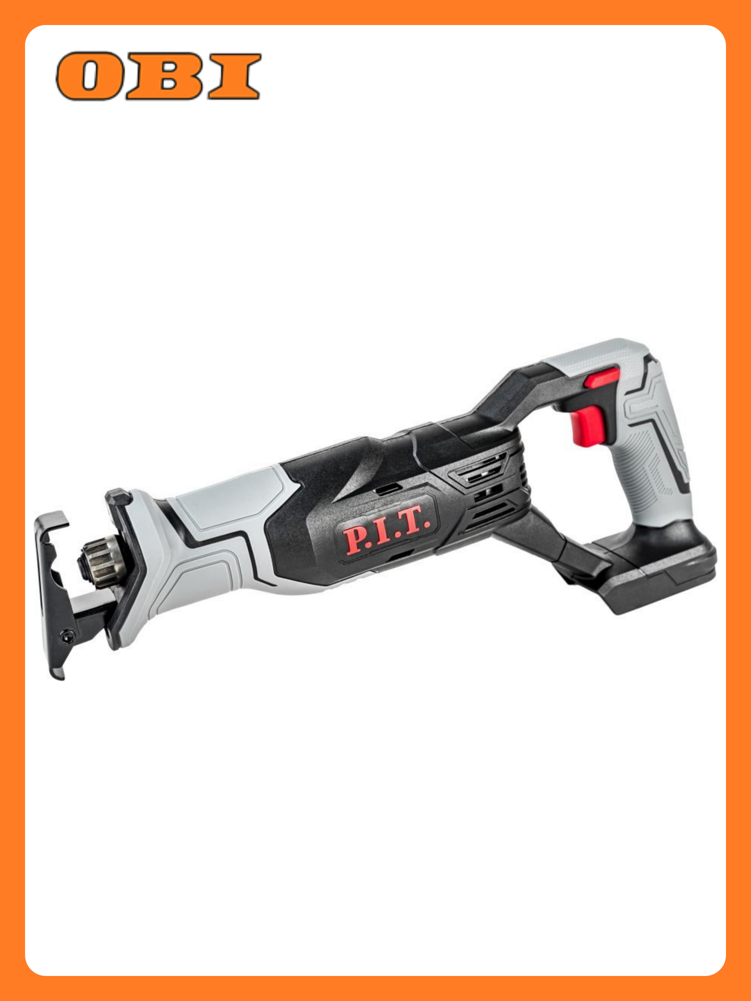 Пила сабельная аккумуляторная P.I.T. PSA20H-115A SOLO 20В без АКБ и З/У