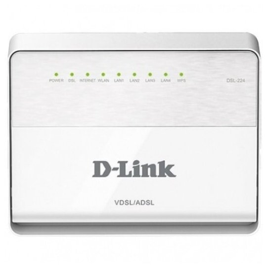 Маршрутизатор D-Link DSL-224/R1A