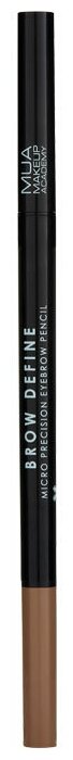 MUA Brow define micro eyebrow pencil, оттенок light brown