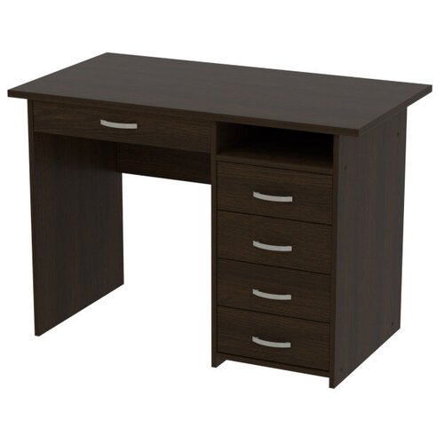 Стол Меб-фф Cтол с тумбой СТ-46П цвет Венге 110/60/76 см