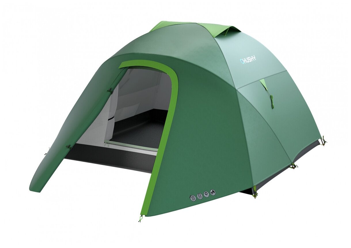 Палатка Husky BONELLI 3 (зеленый)