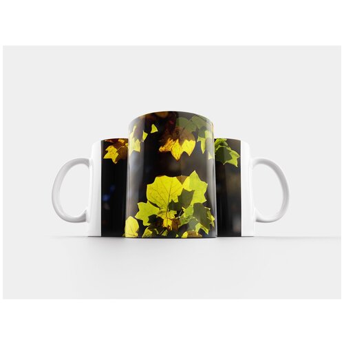 фото Кружка "осень, осенние листья, кленовое дерево" 320 мл lotsprints