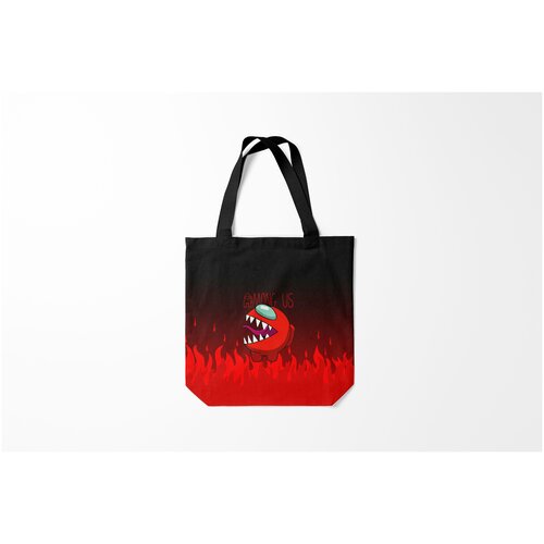 фото Сумка-шоппер / 40х40 см / геймерам / among us z burnettie
