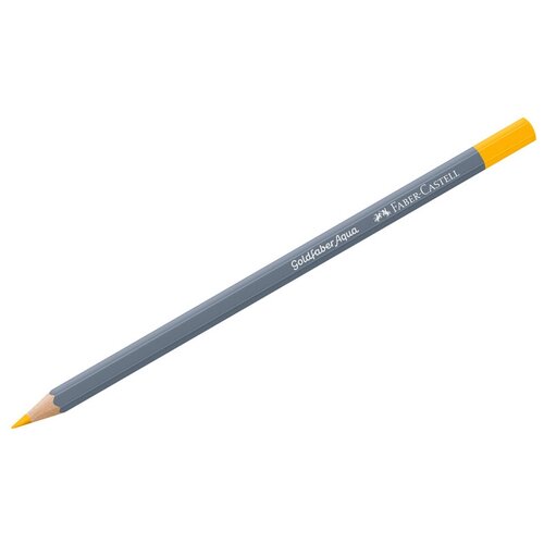 Faber-Castell Акварельный карандаш Goldfaber Aqua 12 шт., 114608 108 темно-кадмиевый желтый