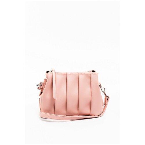 фото 377-39 y9743-2k сумка кросс-боди женская экокожа ludor розовый