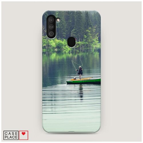 фото Чехол пластиковый samsung galaxy m11 хобби рыбалка 4 case place