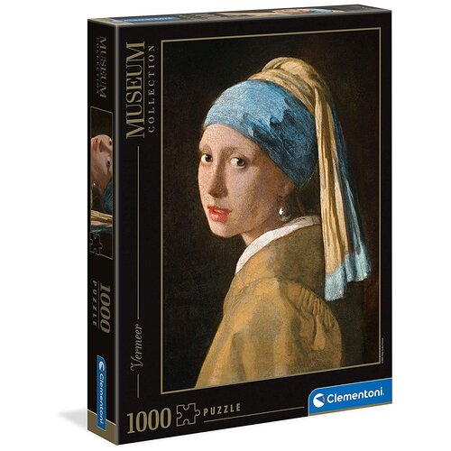 Пазл Clementoni Museum Collection Вермеер Девушка с жемчужной сережкой (39614), 1000 дет. пазл enjoy 1000 деталей вермеер девушка с жемчужной сережкой