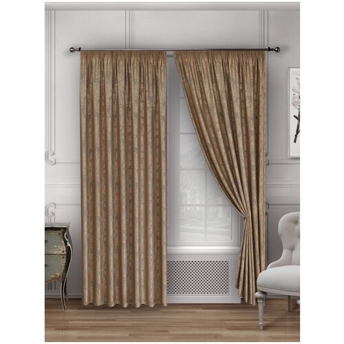 Комплект штор Perfection мрамор с тюлью 300х270см