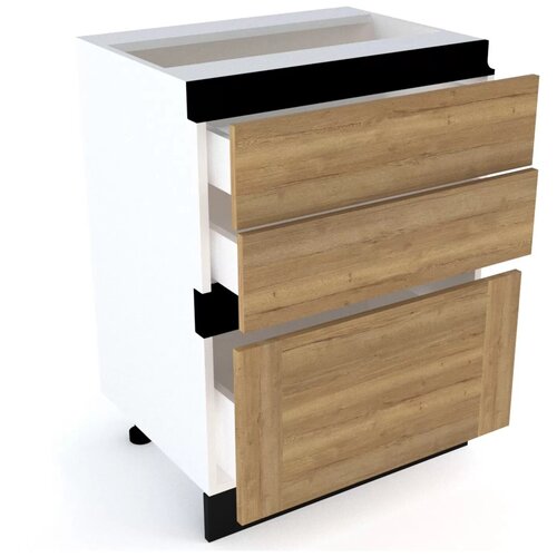 фото Стол с ящиками ся-60, сити дуб галифакс натуральный сбк