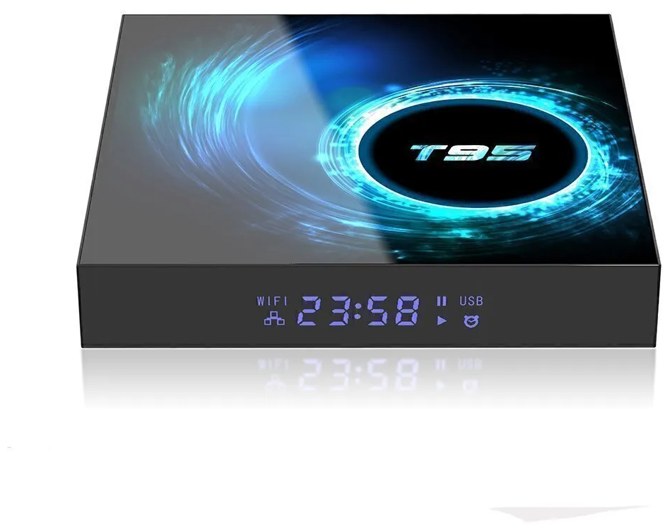 Смарт ТВ приставка T95 Android 10 4/32 ГБ Smart TV Box Allwinner H616 Quad-core UHD 4K Media Player NEW 2021