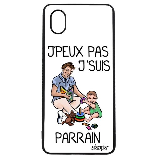 фото Красивый чехол на телефон // samsung galaxy a01 // "не могу - стал крестным!" семья картинка, utaupia, белый