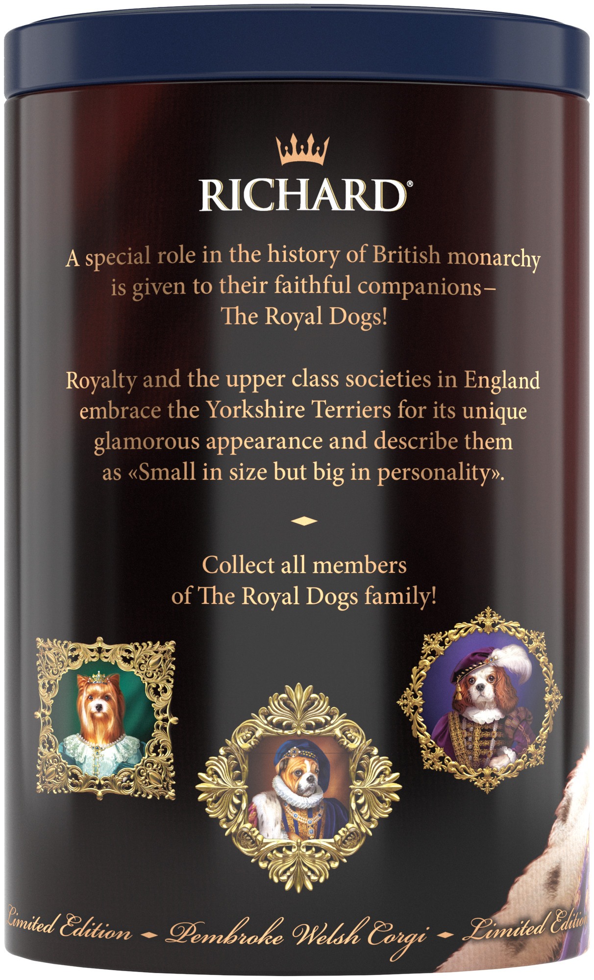 Чай Richard "Royal Dogs. Corgi", классический черный чай в пирамидках, 20 пирамидок - фотография № 6