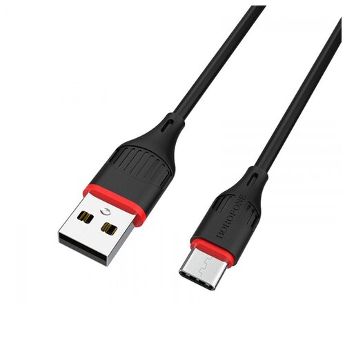 Кабель Borofone BX17 Enjoy charging cable for Type-C Black кабель usb type c borofone bx17 enjoy 1 0м цвет белый