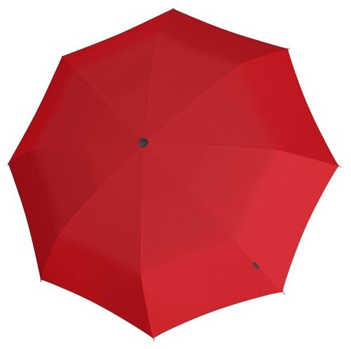 Зонт Knirps, механика, 3 сложения, купол 99 см, 8 спиц, система «антиветер», чехол в комплекте, для женщин, красный