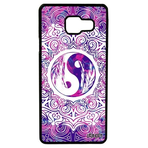 фото Защитный чехол на телефон // samsung galaxy a3 2016 // "инь и ян" yin and yang черное и белое, utaupia, фиолетовый