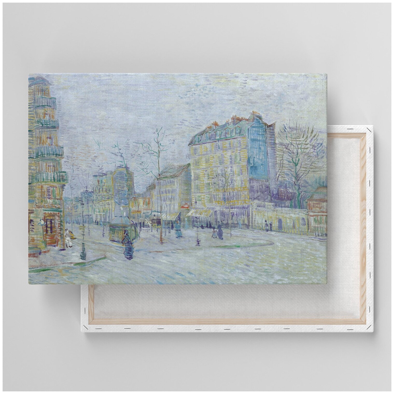 Картина на холсте с подрамником / Van Gogh - Boulevard de Clichy, 1887 / Ван Гог