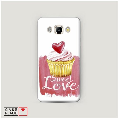 фото Пластиковый чехол "клубничный кексик" на samsung galaxy j5 2016 / самсунг галакси джей 5 2016 case place