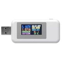 Многофункциональный USB тестер ABC с цветным ЖК-дисплеем (KWS-MX18L) с поддержкой QC2.0-QC3.0