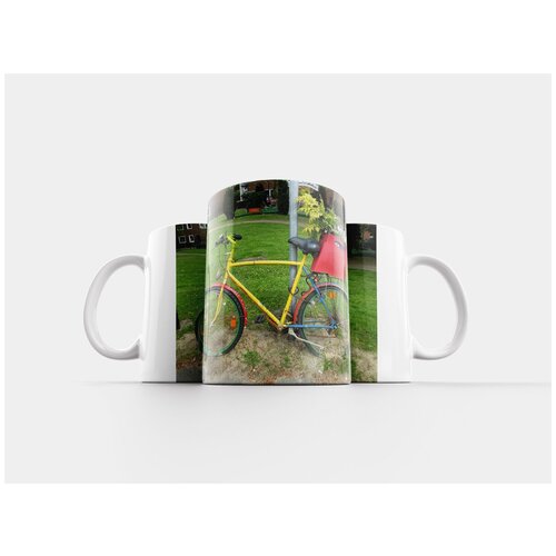 фото Кружка "велосипед, цветок, кумба" 320 мл lotsprints
