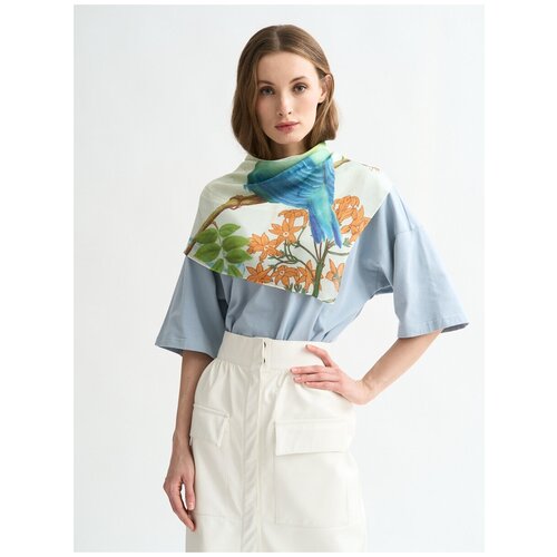 фото Платок 70x70см tantino, легкий, тантино, прозрачный на весну 2022